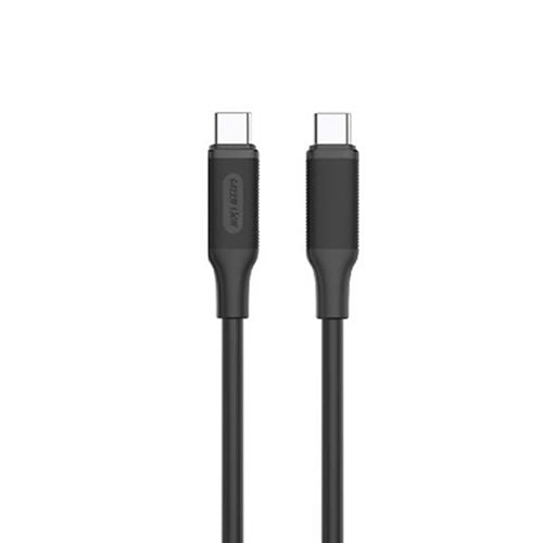 Green Lion USB-C to USB-C PVC Cable 1M 60W  - Black