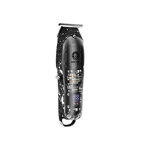 Green Lion Transparent Pro Hair Trimmer 6000RPM 1400mAh - Black