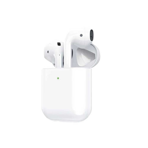 Green Lion True Wireless Earbuds 2 with Built-In Microphone&Charging Base Case G1 - White