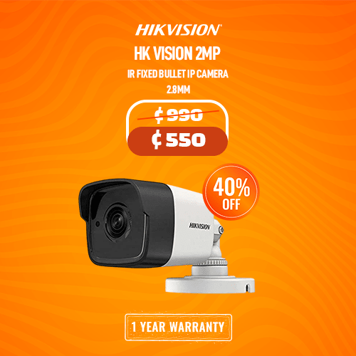 HK Vision 2MP IR Fixed Bullet IP Camera 2.8mm