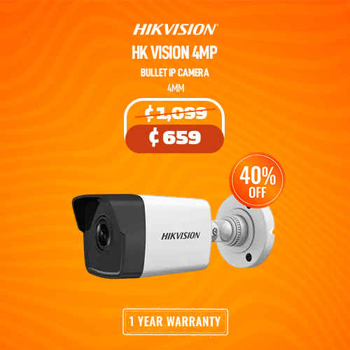 HK Vision 4MP Bullet IP Camera 4mm