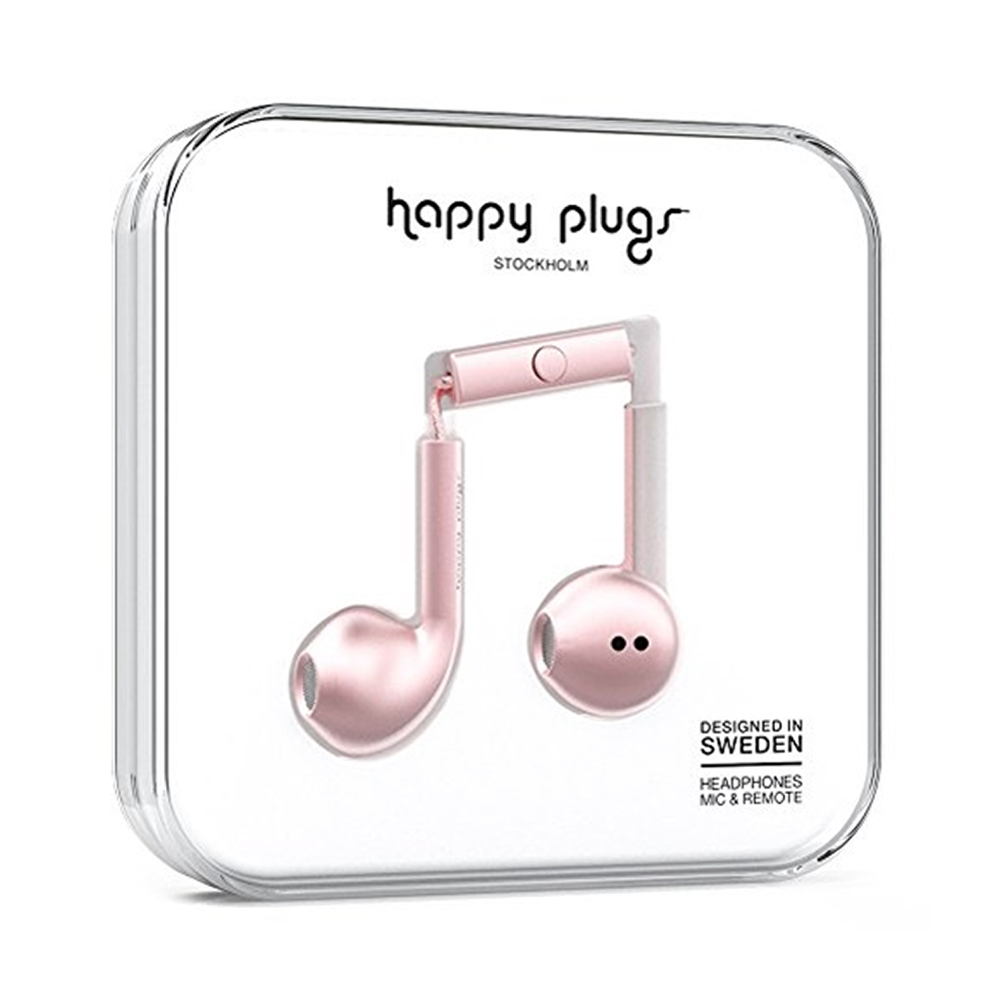 Happy Plugs Earbud Pink Gold