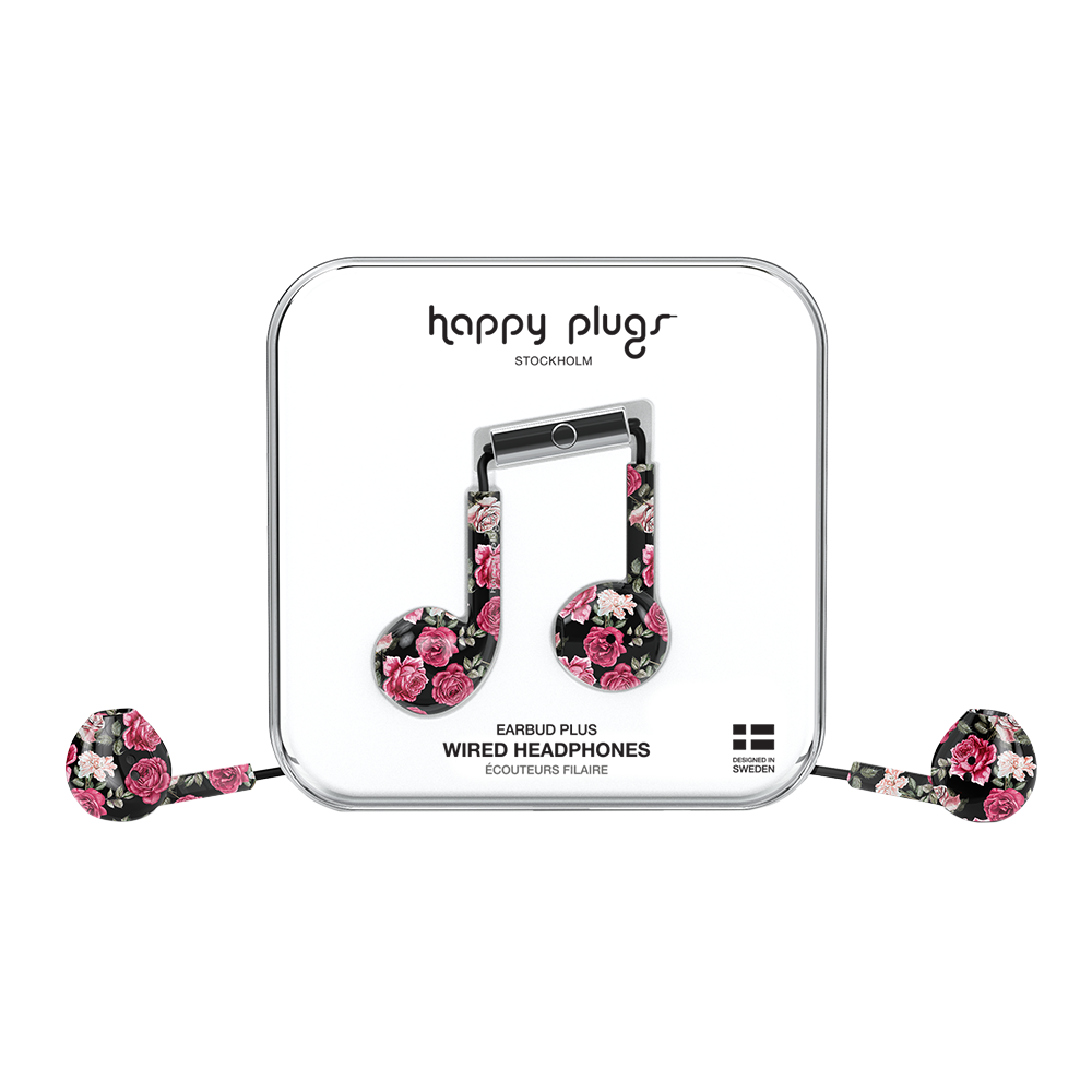 Vintage Roses Wired Headphone