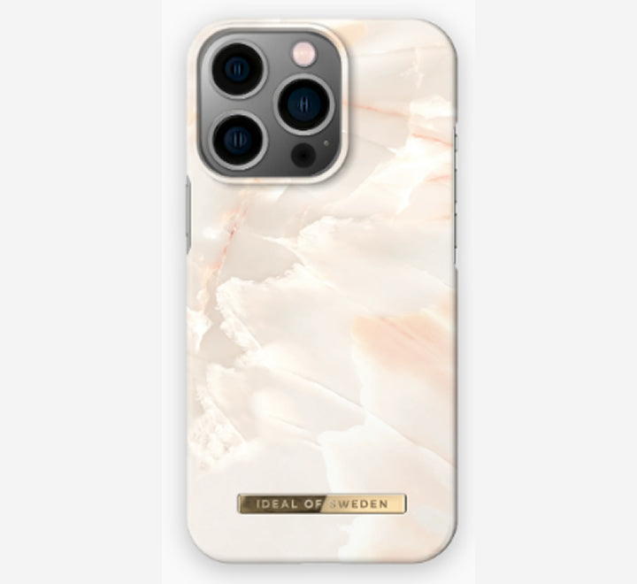 iPhone 13 Pro Fashion Case Rose Pearl Marble