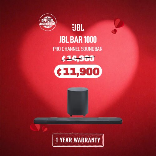 JBL Bar 1000 Pro 7.1.4 SoundBar with Wireless SubWoofer