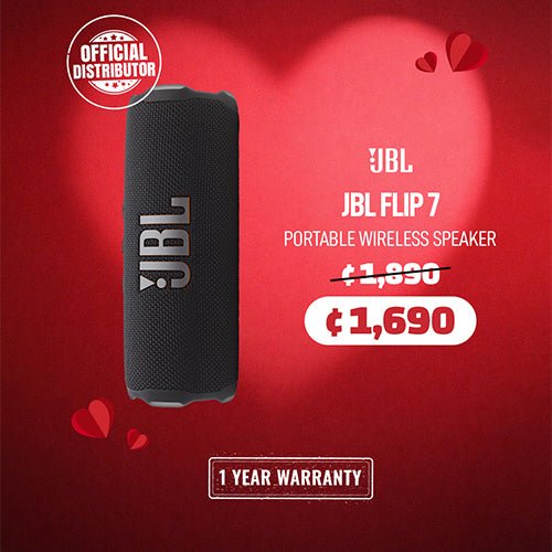 JBL Flip 7 Portable Wireless Speaker - Black