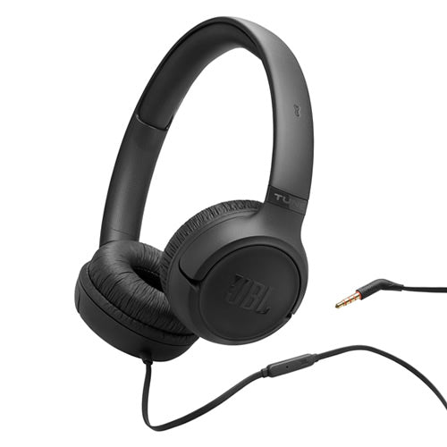 JBL Tune 530 Wired Over Ear Headphones - Blue