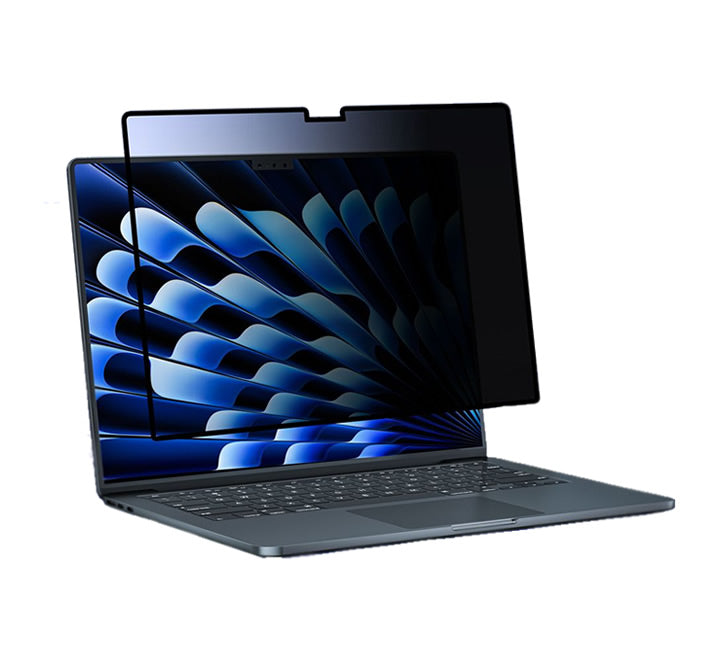 Levelo AirShield Air Adsorption Privacy Screen Protector For MacBook Air 13.6"-Black