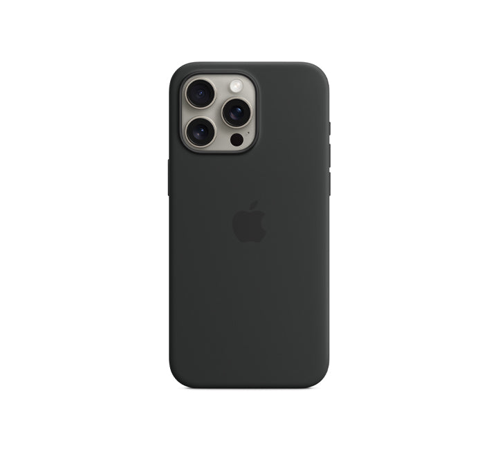 Apple iPhone 15 Pro Max Silicone Case with MagSafe - Black