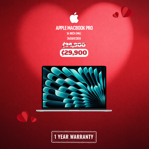 Apple MX2T3 Macbook Pro (M4) 16inch 24GB/512GB- SILVER