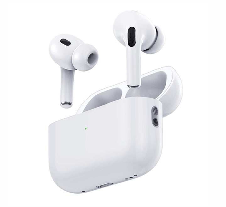 Porodo Blue Deep Bass Wireless Earbuds Pro 2 with Swipe Volume - White