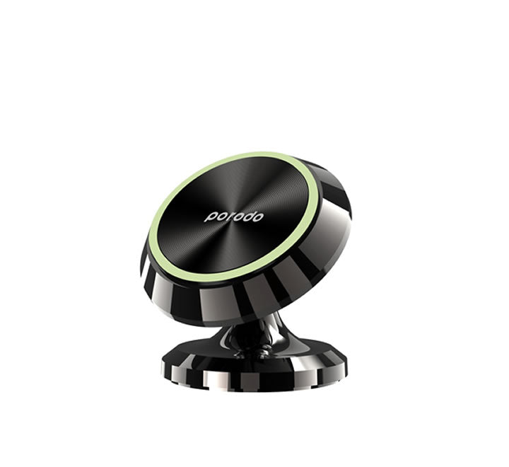 Porodo 3 Circular Discs Magnetic Car Mount - Black
