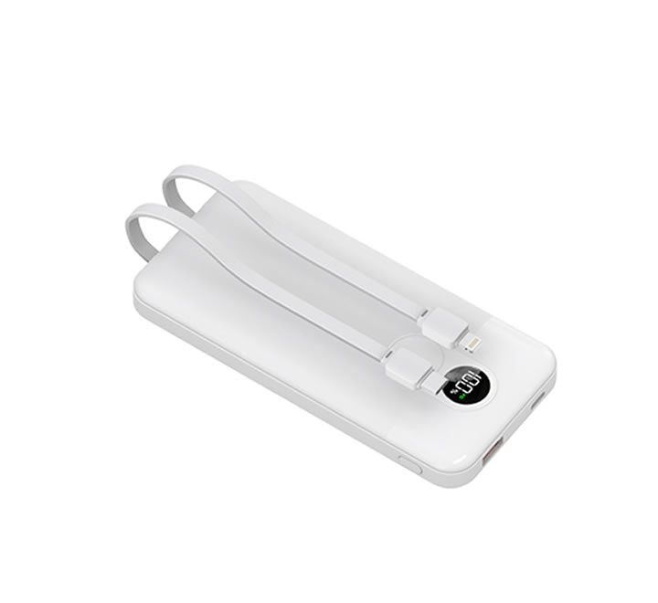 Porodo 10000mAh Powerbank 2xType-C, USB A and Type C and Digital Display with C