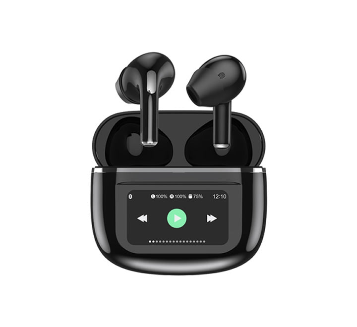 Porodo Soundtec Wonder TWS Earphone with Touch Screen - Black