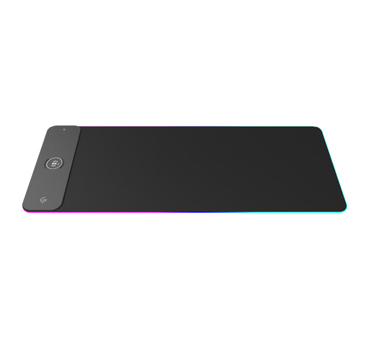 Porodo Gaming RGB MousePad with 15W Wireless Charger - Black
