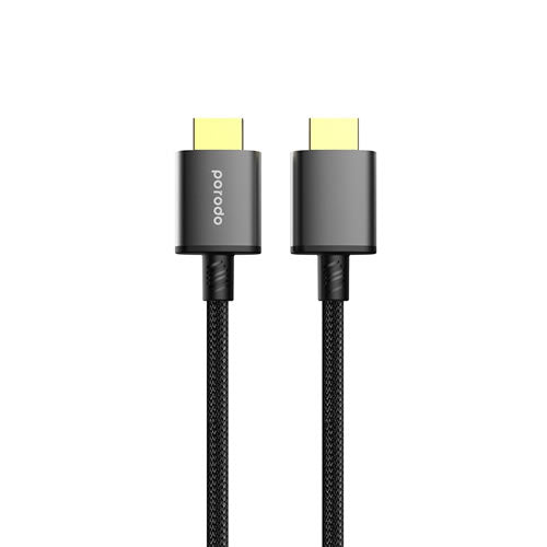 Porodo 8K HMDI PVC Cable 1.8M - Black