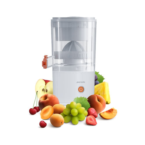 Porodo LifeStyle Portable Cordless Citrus Juicer 200mL 45W - White