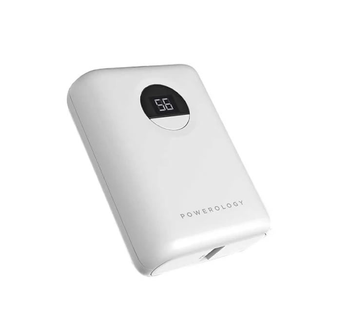 Powerology Ultra-Compact Power Bank 10000mAh PD 18W White