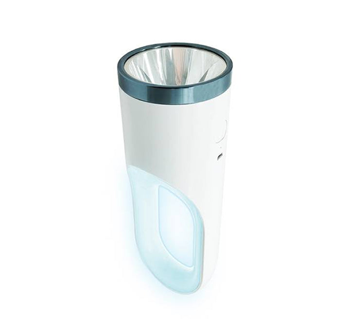 Porodo 2 in 1 Multi-Function Outdoor Flashlight 1200mAh - White