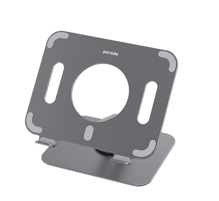 Porodo Alum. Alloy Holder Angle Adjustable And Rotatable Tablet Stand