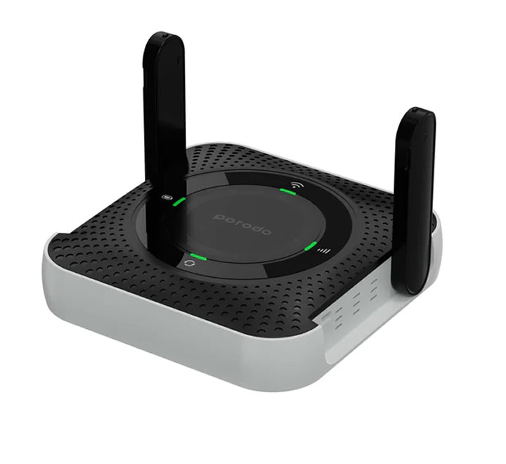 Porodo Portable CPE MiFi 3G/4G Wireless Router 4000mAh - Black
