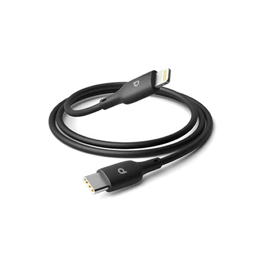 Porodo Blue PVC Type-C to Lightning Cable 1M 20W - Black