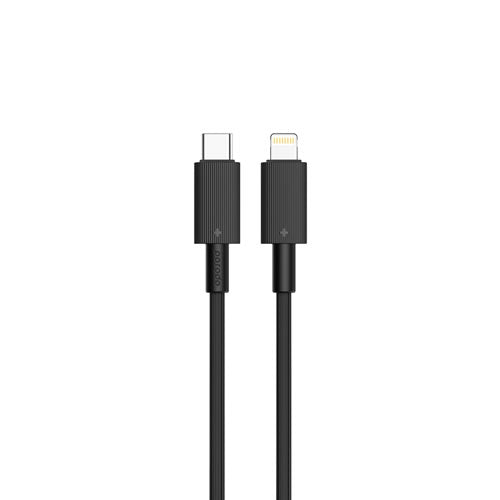 Porodo Type-C to Lightning PVC Cable  1.2m - Black