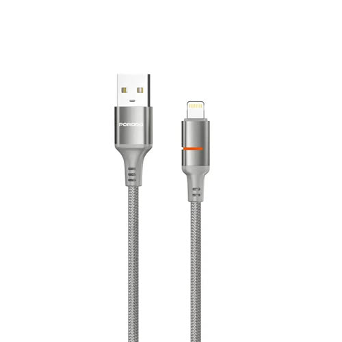 Porodo 2.4A USB-A to Type-C Braided Cable 1.2M - Gold