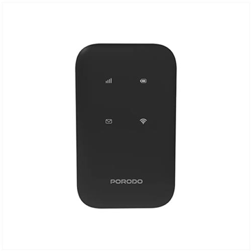 Porodo Pocket Router 4G LTE | WiFi 6 - Black