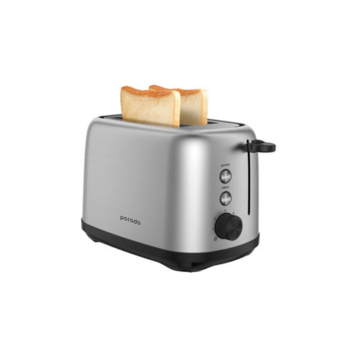 Porodo LifeStyle Golden Brown Toaster with Defrost Function 750W