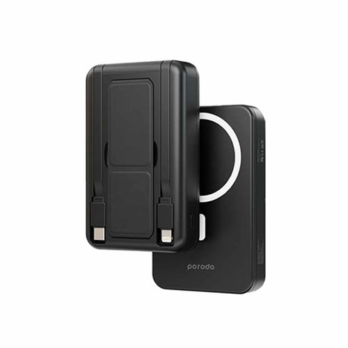 Porodo 10000 mAh Magsafe Powerbank Attach with Type C and Lightning Cable