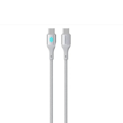 Porodo USB-C To USB-C Charging & Data Cable - Silver