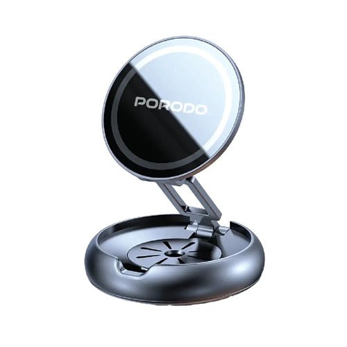 Porodo Aromatic MagSafe Phone Holder with Aroma Diffuser - Foldable & Adjustable - Gray