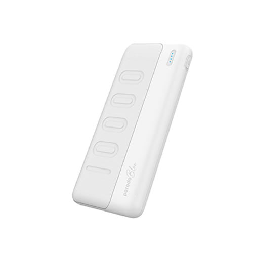 Porodo Blue 10000mAh Slim Power Bank Dual USB-A Output