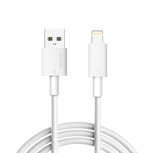 Porodo USB A to Lightning PVC Cable  3m - Black