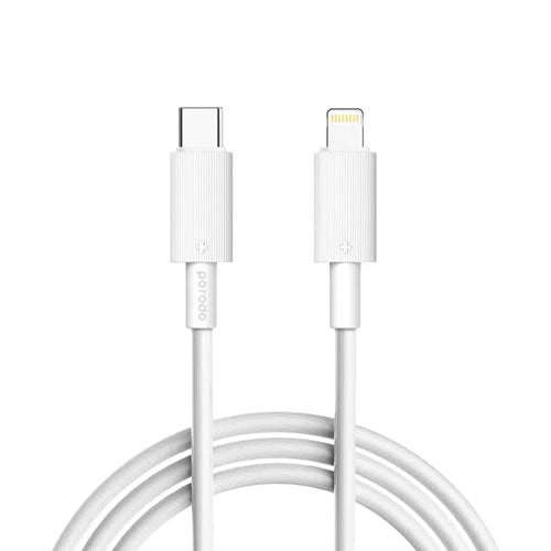 Porodo Type-C to Lightning PVC Cable  3m - Black