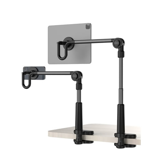 Porodo Lazy Man Stand with Magnetic Suction 92CM - Black