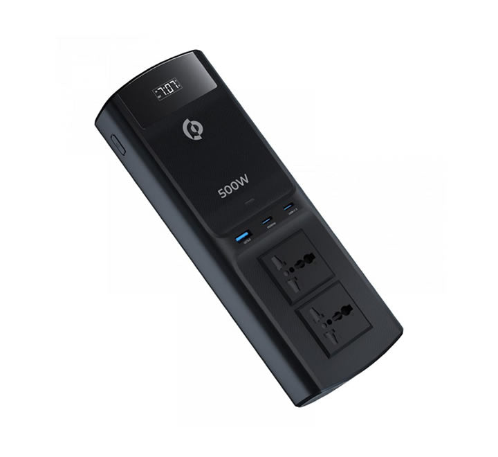 Powerology Car Charger 500W with Universal Sockets - Black