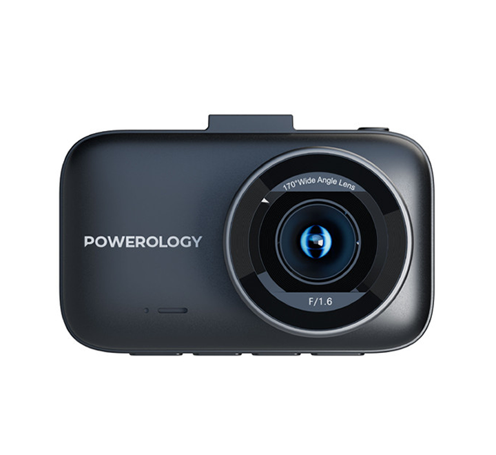 Powerology Dash Camera 4K Ultra With High Utility Built-in Sensors - Black