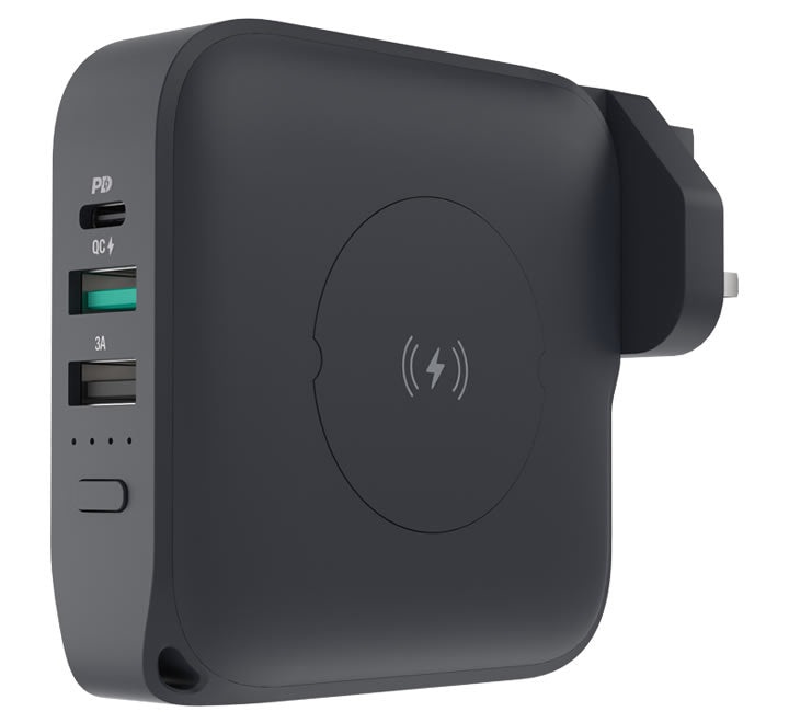 Powerology Magsafe Wall Charger 10000mAh PD 20W - Black