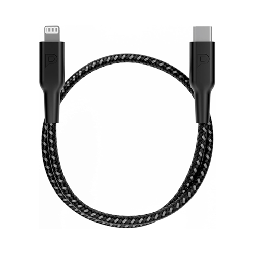 Powerology MFI Braided Type-C to Lightning Cable 30CM