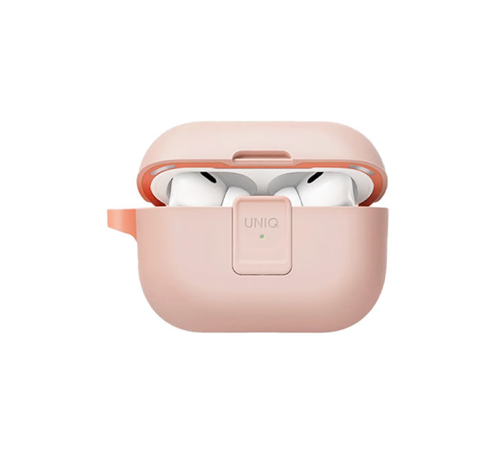 Uniq Clyde Lock Case for Airpods Pro 2nd Gen - Light Pink / Crepe Pink