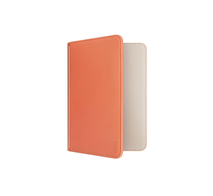 Uniq Belmont Passport Holder With RFID-Blocking - Terracotta/Ivory