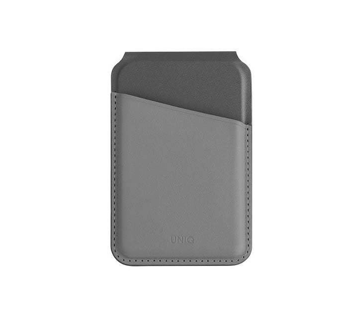 Uniq Lyden DS RFID-Blocking Magnetic Card Holder With Stand - Charcoal Rhino Grey/Black