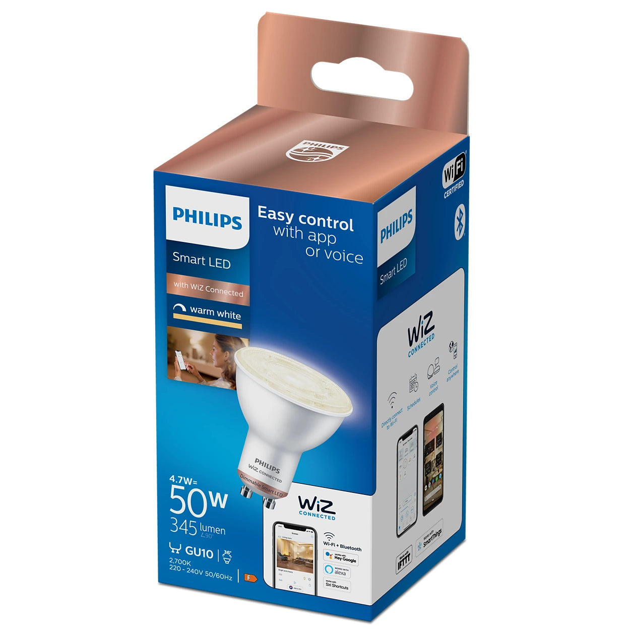 Philips GU10 Smart LED 50W 345 Lumen Bulb