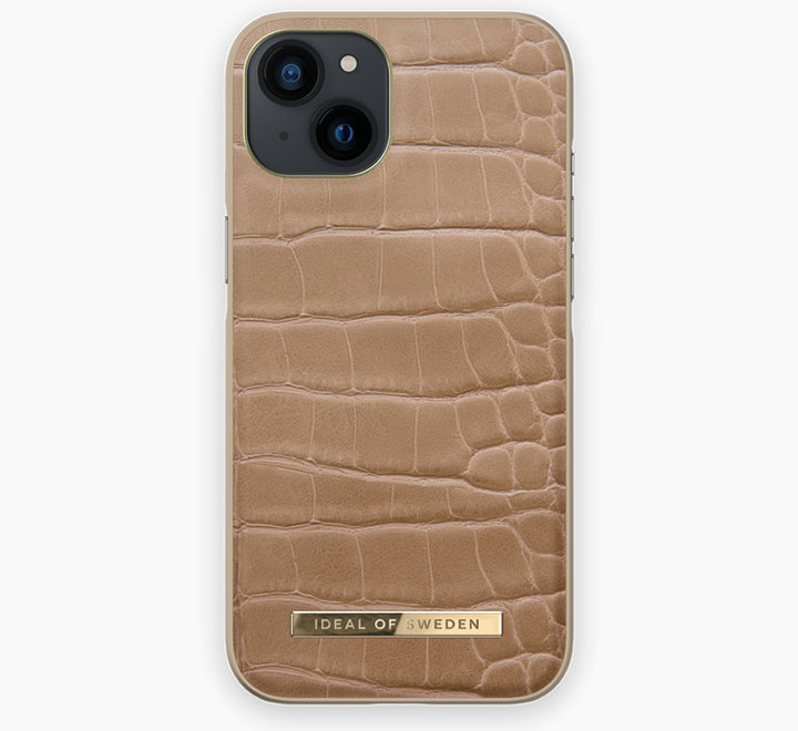 iPhone 13 Atelier Case Camel Croco