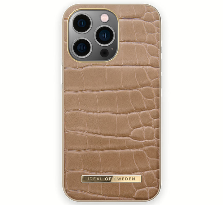 iPhone 13 Pro Atelier Case Camel Croco