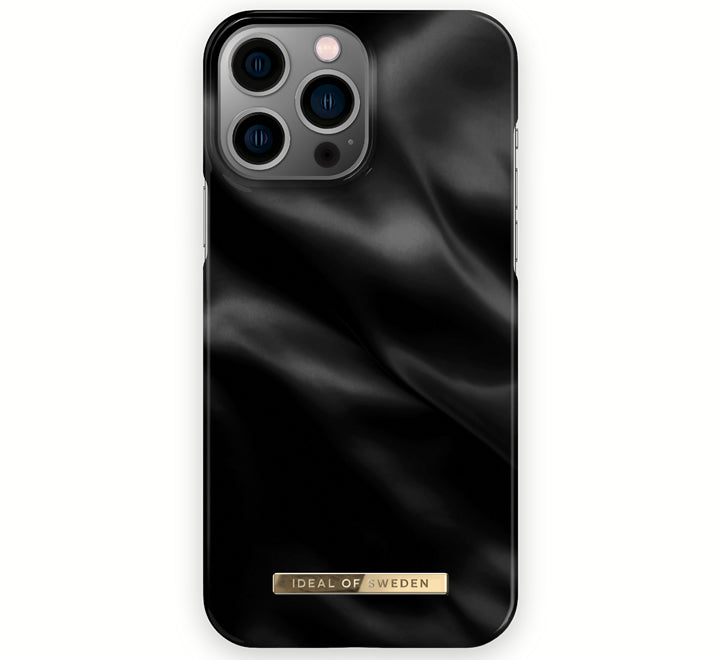 iPhone 13 Pro Fashion Case Black Satin