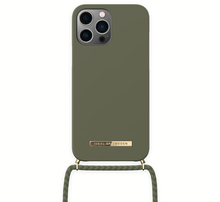 iPhone 13 Pro Ordinary Necklace Case Cool Khaki