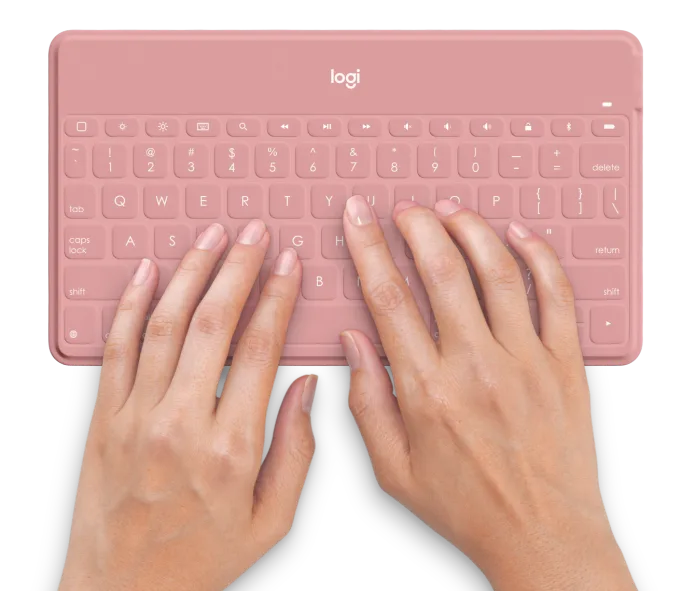 Logitech Keys-To-Go Blush Pink UK BT